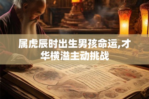 属虎辰时出生男孩命运,才华横溢主动挑战
