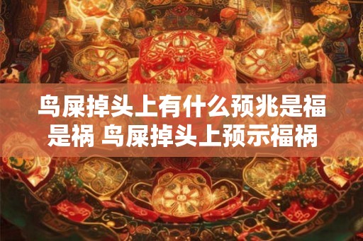 鸟屎掉头上有什么预兆是福是祸 鸟屎掉头上预示福祸