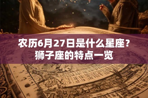 农历6月27日是什么星座？狮子座的特点一览