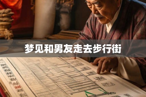 梦见和男友走去步行街