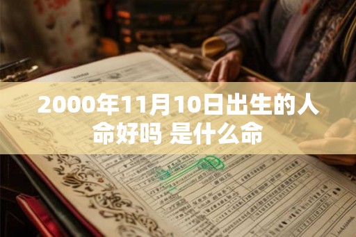 2000年11月10日出生的人命好吗 是什么命 2000年11月10日出生的人命好吗 是什么命