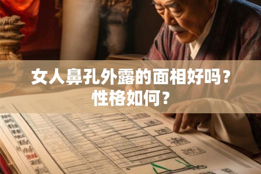 女人鼻孔外露的面相好吗？性格如何？