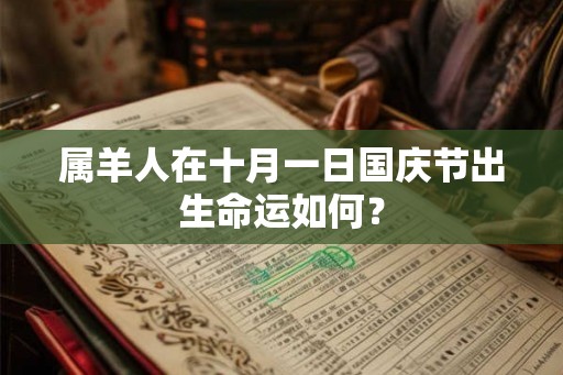 属羊人在十月一日国庆节出生命运如何? 属羊人在十月一日国庆节出生命运如何?