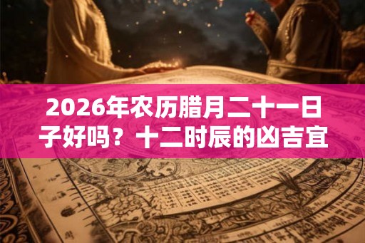 2026年农历腊月二十一日子好吗？十二时辰的凶吉宜忌