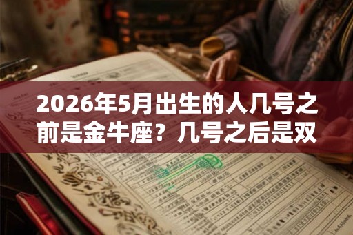 2026年5月出生的人几号之前是金牛座?几号之后是双子座? 2026年5月出生的人几号之前是金牛座?几号之后是双子座?