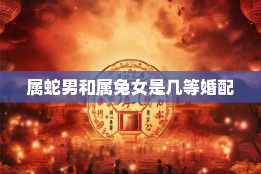 属蛇男和属兔女是几等婚配