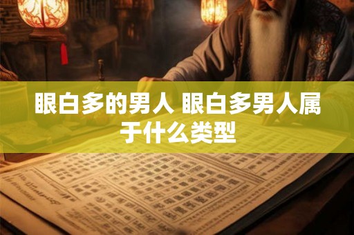 眼白多的男人 眼白多男人属于什么类型