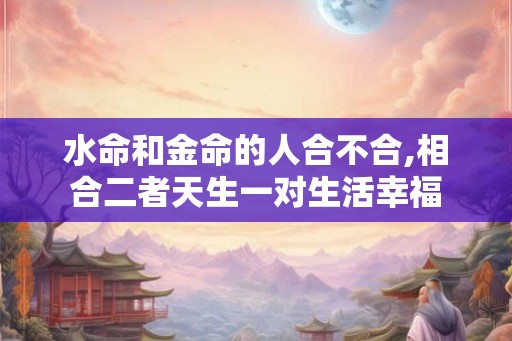 水命和金命的人合不合,相合二者天生一对生活幸福 水命和金命的人合不合,相合二者天生一对生活幸福