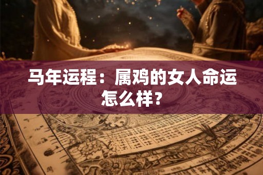 马年运程：属鸡的女人命运怎么样？