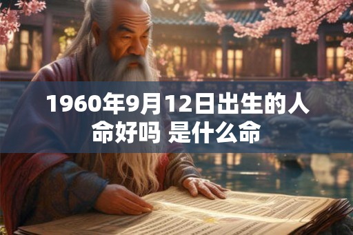 1960年9月12日出生的人命好吗 是什么命