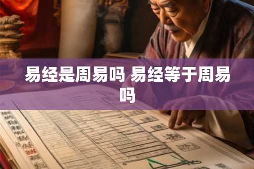 易经是周易吗 易经等于周易吗