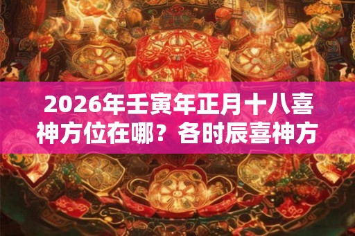 2026年壬寅年正月十八喜神方位在哪？各时辰喜神方位解析