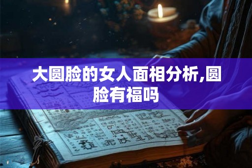 大圆脸的女人面相分析,圆脸有福吗