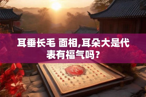 耳垂长毛 面相,耳朵大是代表有福气吗？