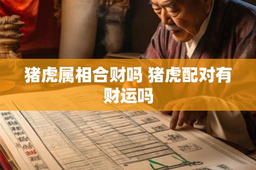猪虎属相合财吗 猪虎配对有财运吗
