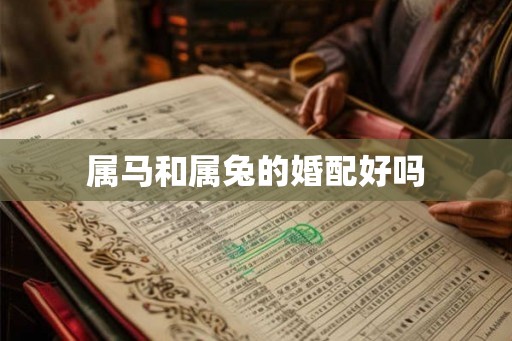 属马和属兔的婚配好吗