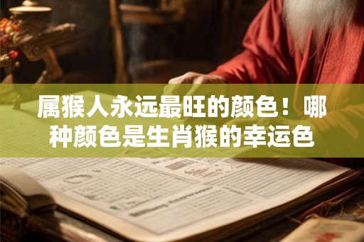 属猴人永远最旺的颜色！哪种颜色是生肖猴的幸运色