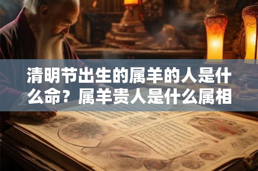 清明节出生的属羊的人是什么命？属羊贵人是什么属相？