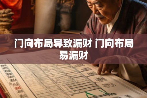 门向布局导致漏财 门向布局易漏财 门向布局导致漏财 门向布局易漏财