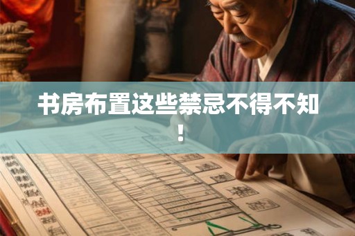 书房布置这些禁忌不得不知！