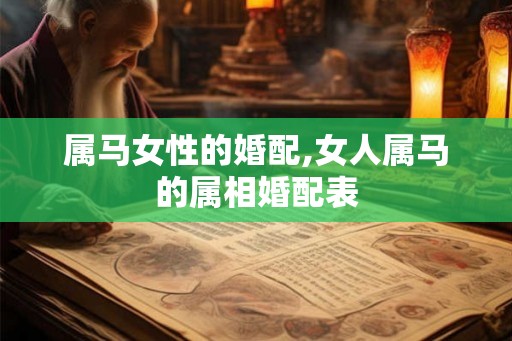 属马女性的婚配,女人属马的属相婚配表