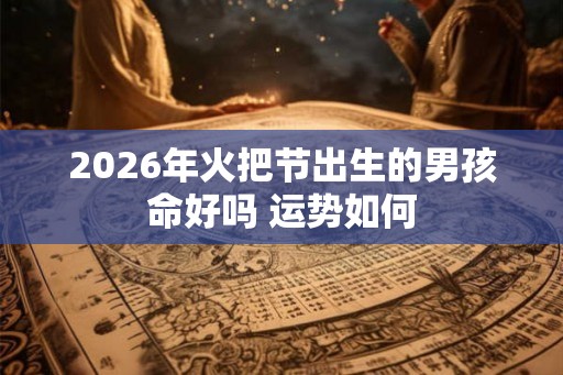 2026年火把节出生的男孩命好吗 运势如何