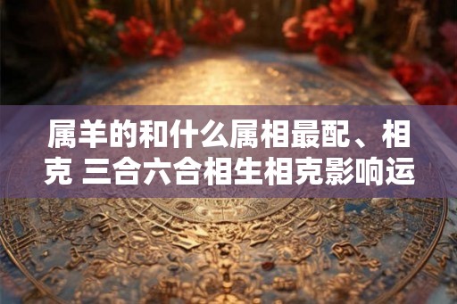 属羊的和什么属相最配、相克 三合六合相生相克影响运势