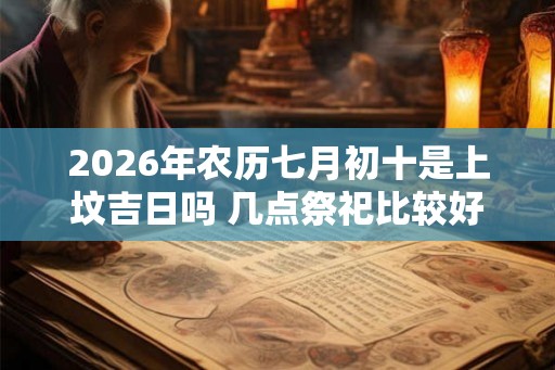 2026年农历七月初十是上坟吉日吗 几点祭祀比较好