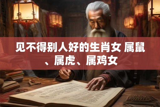 见不得别人好的生肖女 属鼠、属虎、属鸡女