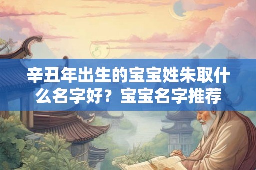 辛丑年出生的宝宝姓朱取什么名字好？宝宝名字推荐