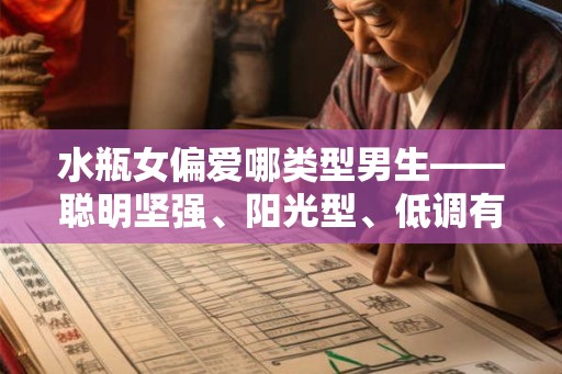 水瓶女偏爱哪类型男生——聪明坚强、阳光型、低调有内涵