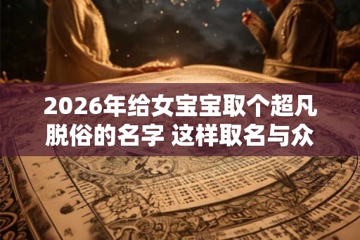 2026年给女宝宝取个超凡脱俗的名字 这样取名与众不同