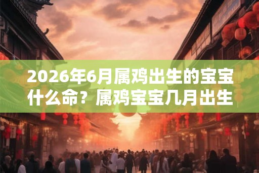 2026年6月属鸡出生的宝宝什么命？属鸡宝宝几月出生命最好？