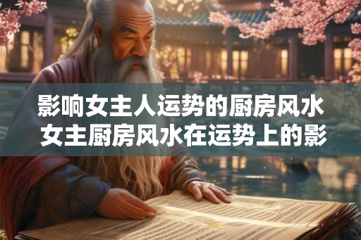 影响女主人运势的厨房风水 女主厨房风水在运势上的影响