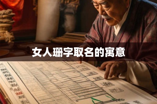 女人珊字取名的寓意