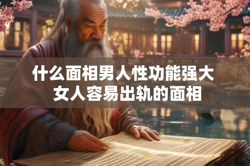 什么面相男人性功能强大  女人容易出轨的面相