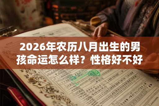 2026年农历八月出生的男孩命运怎么样?性格好不好? 2026年农历八月出生的男孩命运怎么样?性格好不好?