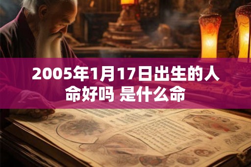 2005年1月17日出生的人命好吗 是什么命 2005年1月17日出生的人命好吗 是什么命