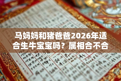 马妈妈和猪爸爸2026年适合生牛宝宝吗？属相合不合？