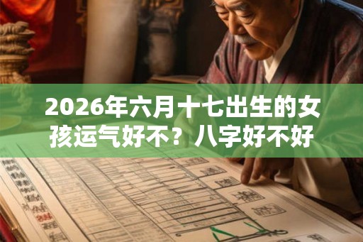 2026年六月十七出生的女孩运气好不?八字好不好 2026年六月十七出生的女孩运气好不?八字好不好