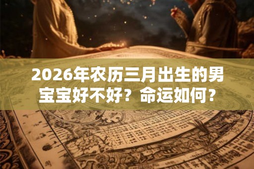 2026年农历三月出生的男宝宝好不好?命运如何? 2026年农历三月出生的男宝宝好不好?命运如何?