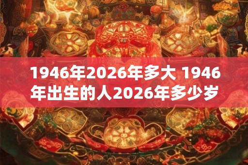 1946年2026年多大 1946年出生的人2026年多少岁