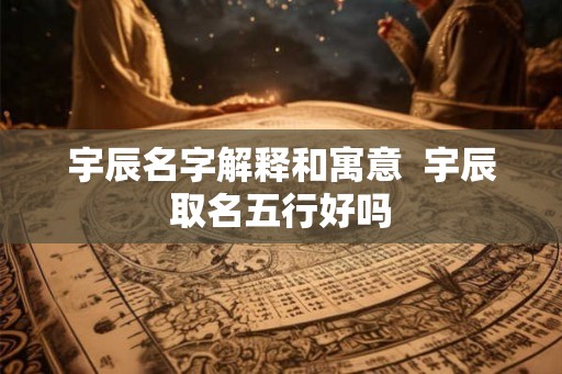宇辰名字解释和寓意  宇辰取名五行好吗