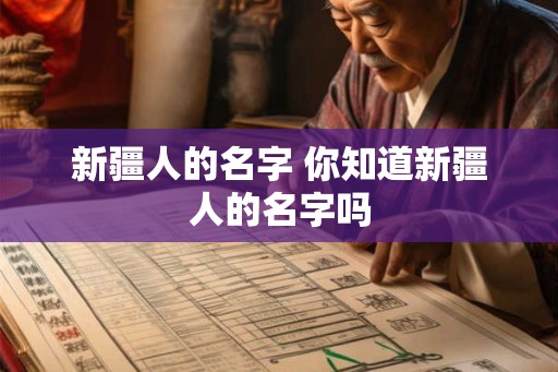 新疆人的名字 你知道新疆人的名字吗