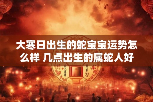 大寒日出生的蛇宝宝运势怎么样 几点出生的属蛇人好