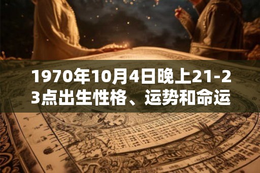 1970年10月4日晚上21-23点出生性格、运势和命运