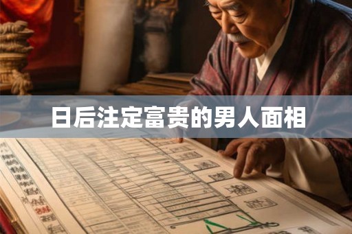 日后注定富贵的男人面相