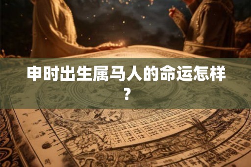 申时出生属马人的命运怎样？