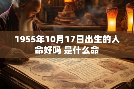 1955年10月17日出生的人命好吗 是什么命