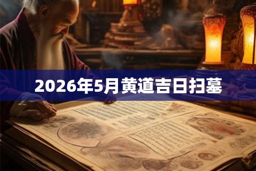 2026年5月黄道吉日扫墓